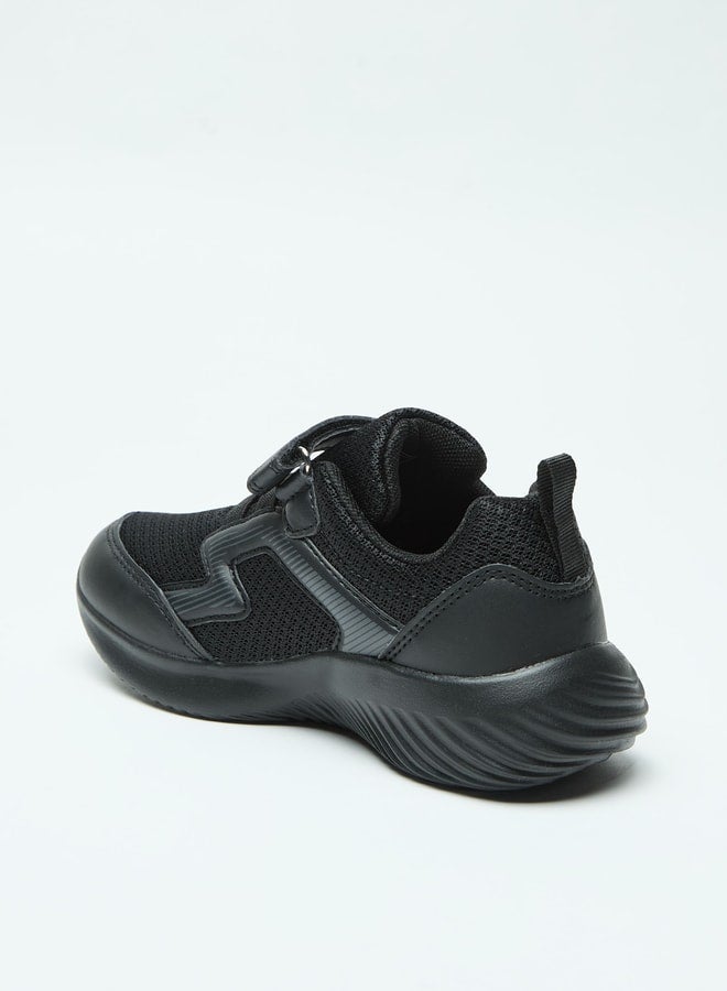 Oaklan by Shoexpress Textured Sneakers with Hook and Loop Closure  - Image 2