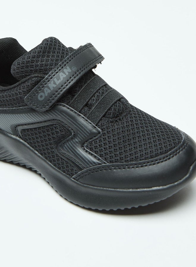 Oaklan by Shoexpress Textured Sneakers with Hook and Loop Closure  - Image 5