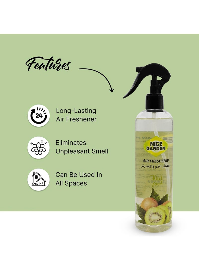 معطر جو برائحة الكيوي للسيارة والمنزل والمكتب 400 مل معطر جو يدوم طويلاً - Image 4