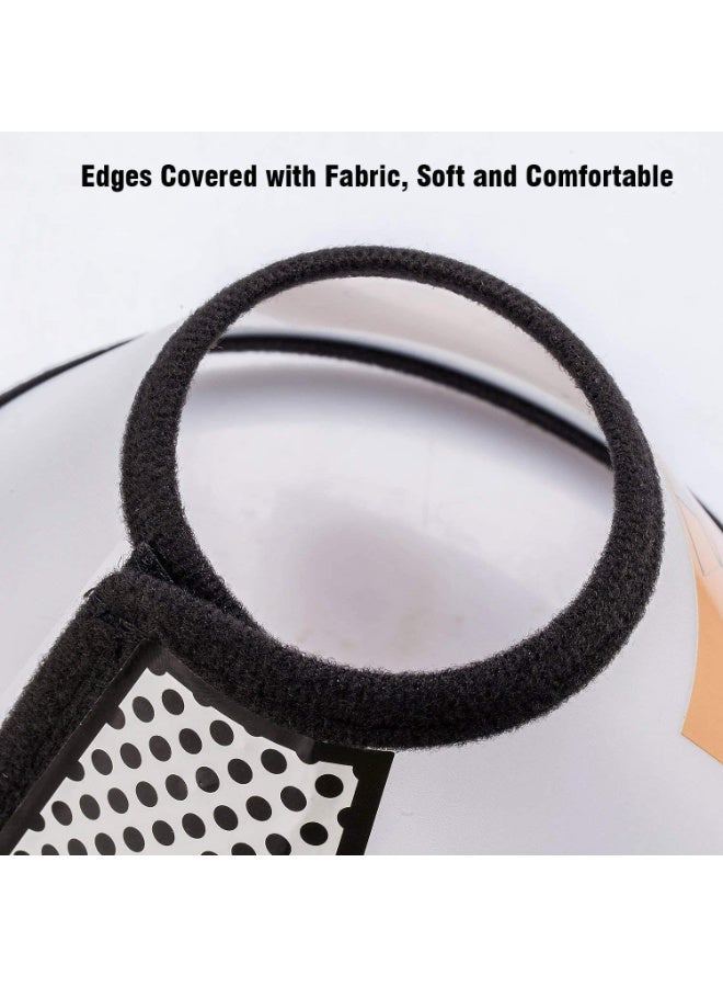 CMGTYYD. طوق إلكتروني قابل للتعديل للحيوانات الأليفة للقطط والجراء والأرانب، طوق واقي بلاستيكي من إليزابيث لشفاء الجروح وغطاء عملي للرقبة (S) - Image 4