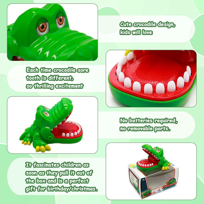 Crocodile Teeth Game for Kids - Fun Dentist Biting Toy, Ages 4 and Up - Image 4