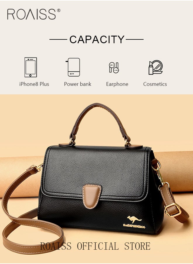 roaiss - Women Shoulder Crossbody Bag Large Capacity Compact and Exquisite Women Handbag - Image 1