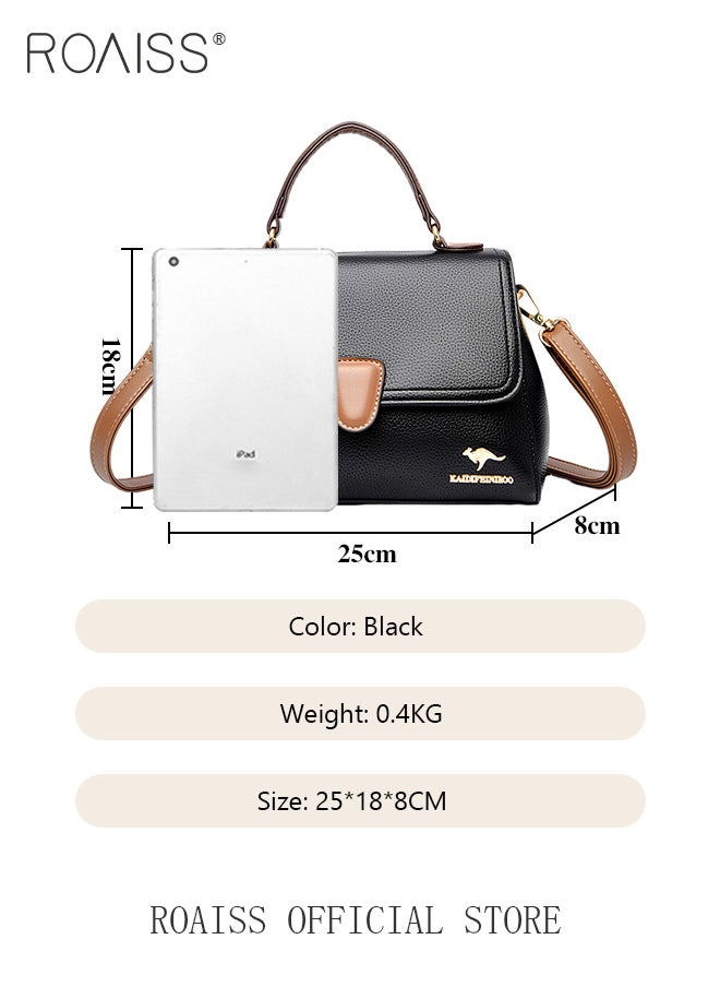 roaiss - Women Shoulder Crossbody Bag Large Capacity Compact and Exquisite Women Handbag - Image 1