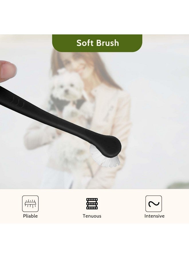 salbsever 4Pcs Dog Toothbrush Pet Toothbrush Soft Mini Cat Tooth Brush Puppy Tooth Brush, Travel Portable Mini Head Deep Clean Kit for Small Dog & Cat, Puppy, Kitten - Image 5