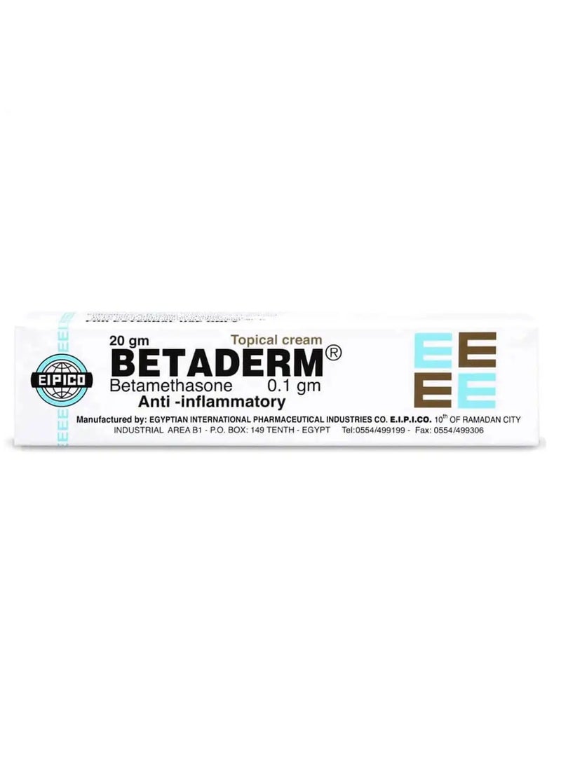 Betaderm Cream, Anti-inflammatory - 20 g