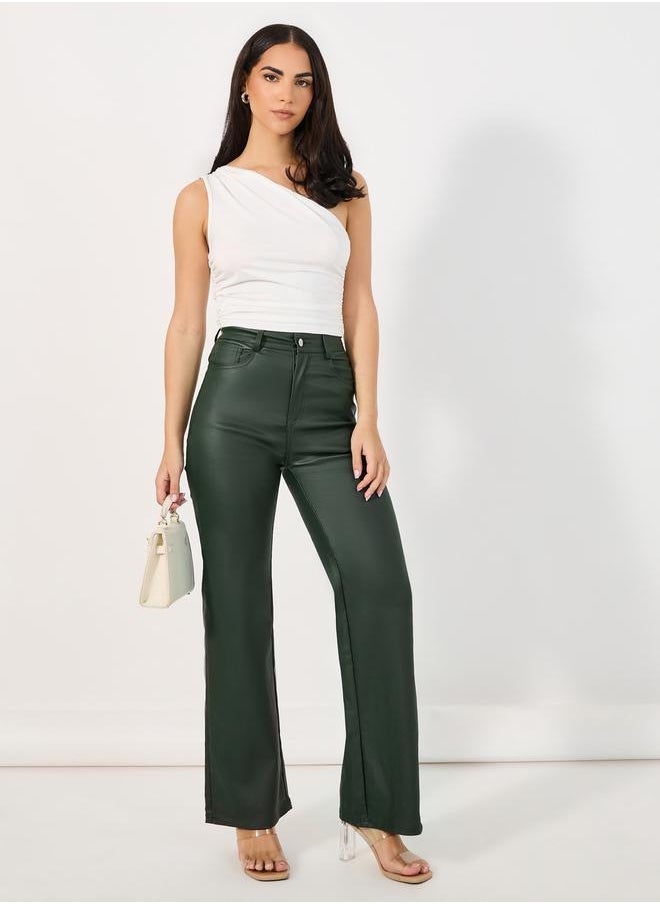 Styli - High Waist Straight Leg Jeans - Image 1