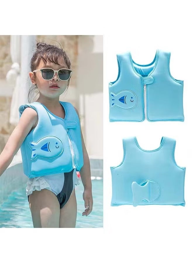ATRJSZ Kids Swim Vest with Adjustable Strap for 20-55lbs Toddler Floaties with Shoulder Harness Arm Wings for 2-7 Years Old Life Jacket for Sea Beach Pool  - Image 1