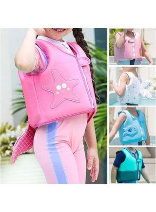 Kids Swim Vest with Adjustable Strap for 20-55lbs Toddler Floaties with Shoulder Harness Arm Wings for 2-7 Years Old Life Jacket for Sea Beach Pool - view 3