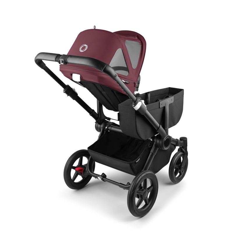 Bugaboo Donkey Breezy Sun Canopy Stroller Accessory with UPF 50 Sun Protection and Ventilation Panels Dark Cherry - Image 5