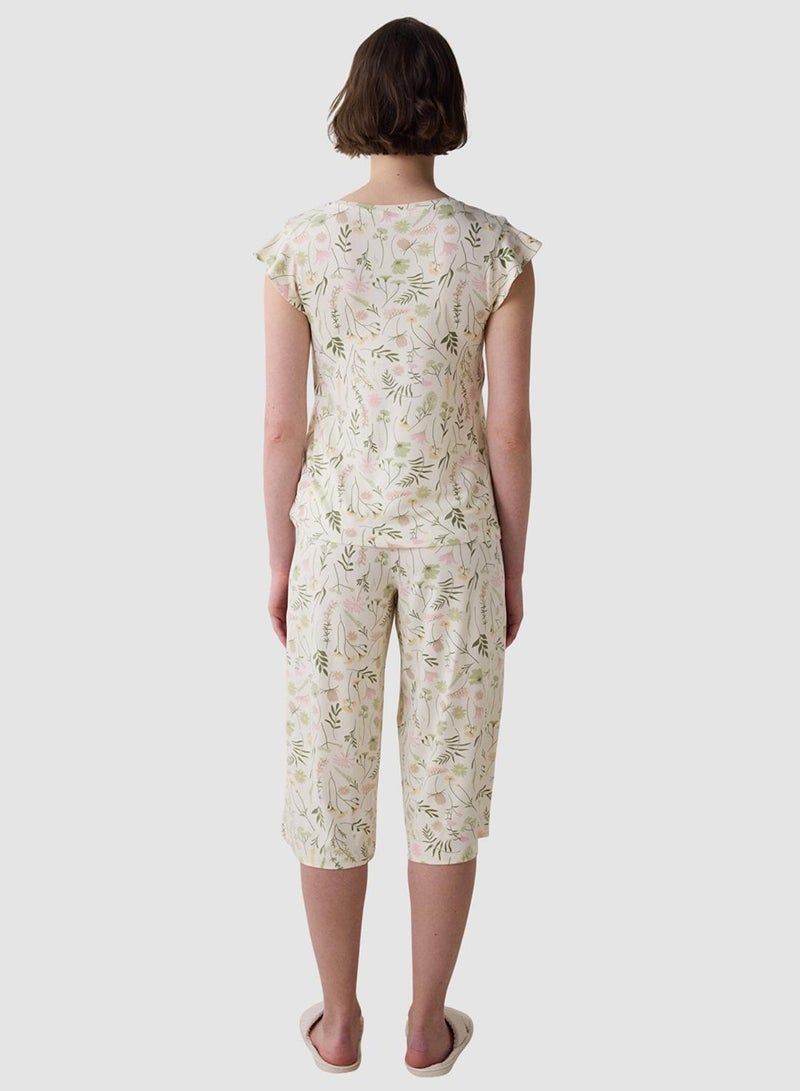 Penti Iris Floral Capri Set - Image 2
