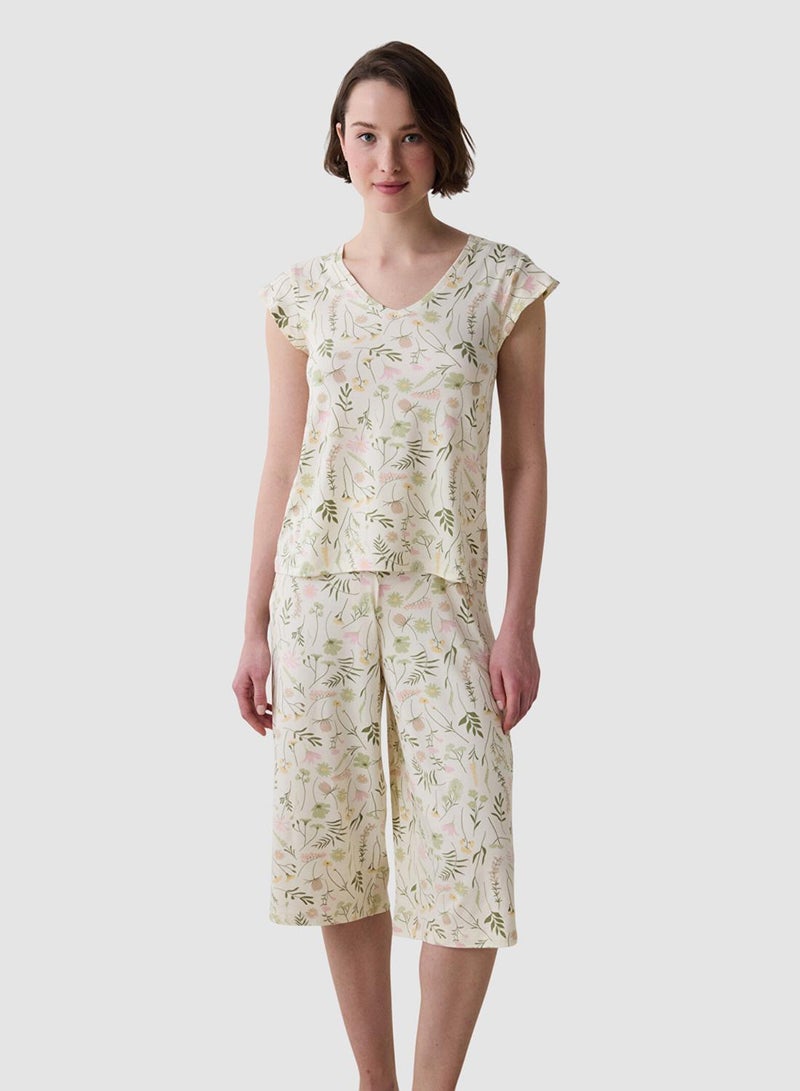 Penti Iris Floral Capri Set - Image 1