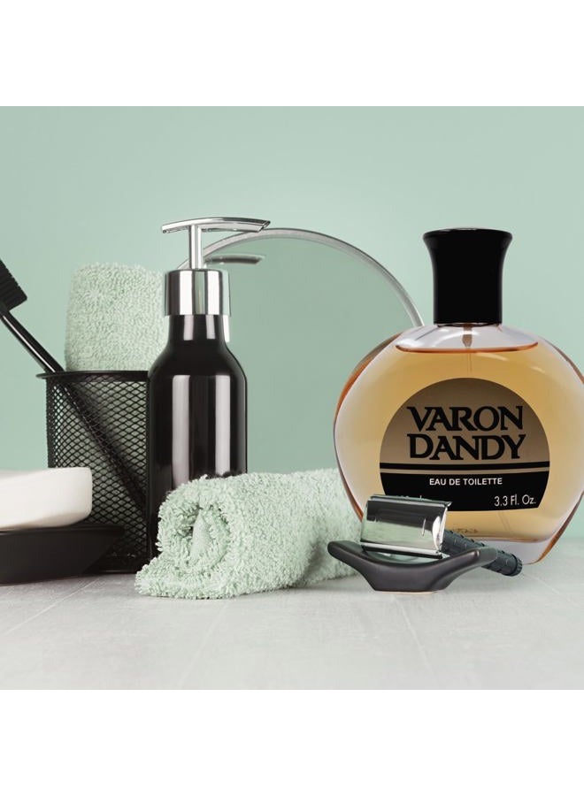VARON DANDY Men's Classic Eau de Toilette, Woody & Spicy, Refreshing, Invigorating, Fresh Scent 3.3oz - Image 4