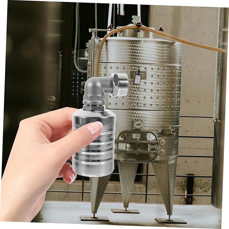 مجموعة صمام تعويم المياه الأوتوماتيكي من الفولاذ المقاوم للصدأ للخزانات والمسابح والمقطرات مقاومة للتآكل - Image 5