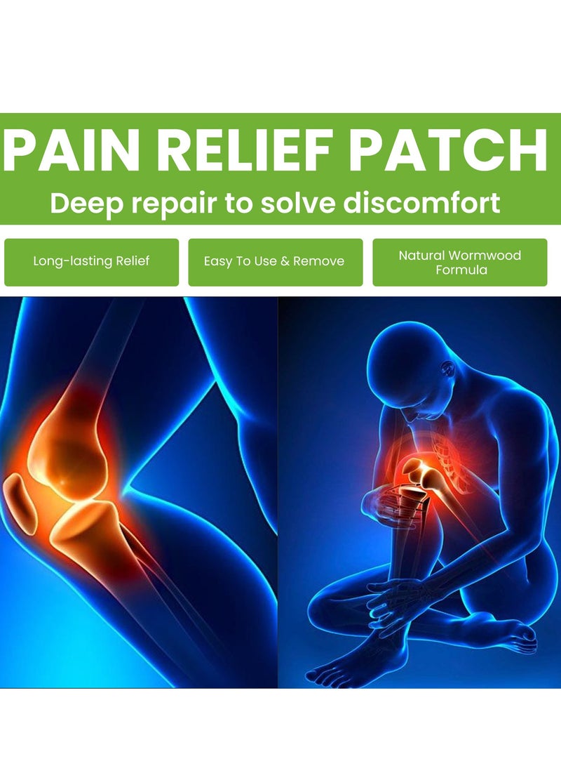 EELHOE Wormwood Pain Relief Patch Relieve Joint Lumbar Spine Cervical Spine Knee Leg Muscle and Bone Pain Health Patch  - Image 3