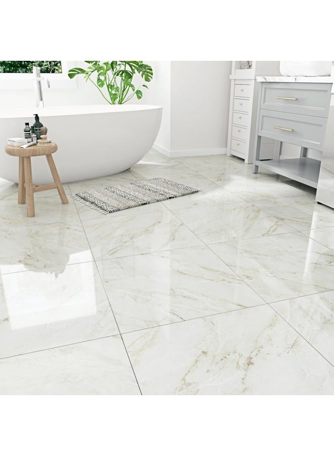 WESTICK 12”x12” Peel and Stick Floor Tile Bathroom Waterproof Vinyl Tiles Peel and Stick Flooring Removable Kitchen Sticky Floor Tiles Laminate Sheet for Bedroom Living Room Powder Room Camper 10 Pcs - Image 2