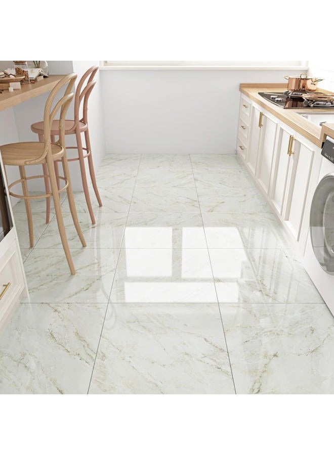 WESTICK 12”x12” Peel and Stick Floor Tile Bathroom Waterproof Vinyl Tiles Peel and Stick Flooring Removable Kitchen Sticky Floor Tiles Laminate Sheet for Bedroom Living Room Powder Room Camper 10 Pcs - Image 4