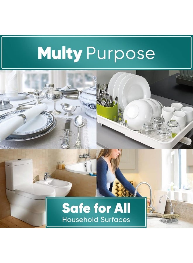 DR. SCHAVIT Perfect Scour 2 Pack Scrub Sponges for Kitchen - Multipurpose Non-Scratch Sponge with Heavy Duty Scouring Power - Soft and Fast Cleaning Scrubber for Cleaning Dishes, Pans, Pots and Hard Stains - Image 4