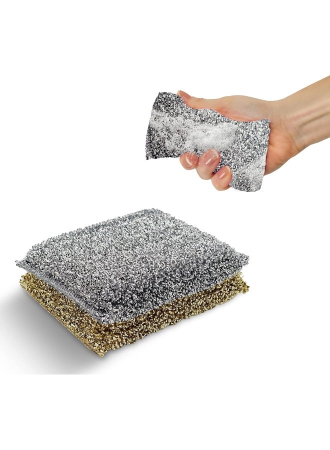 DR. SCHAVIT Perfect Scour 2 Pack Scrub Sponges for Kitchen - Multipurpose Non-Scratch Sponge with Heavy Duty Scouring Power - Soft and Fast Cleaning Scrubber for Cleaning Dishes, Pans, Pots and Hard Stains - Image 1