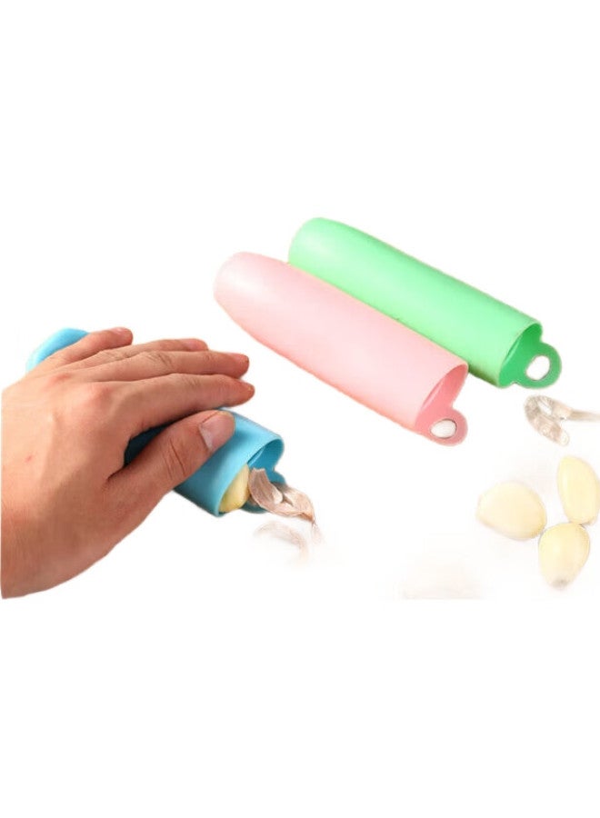 Dipple Dipu'Er Garlic Peeler, Kitchen Manual Multi-Functional Silicone Garlic Masher, Garlic Skin Remover Tool, Garlic Peeling Device, Garlic Press - Image 3