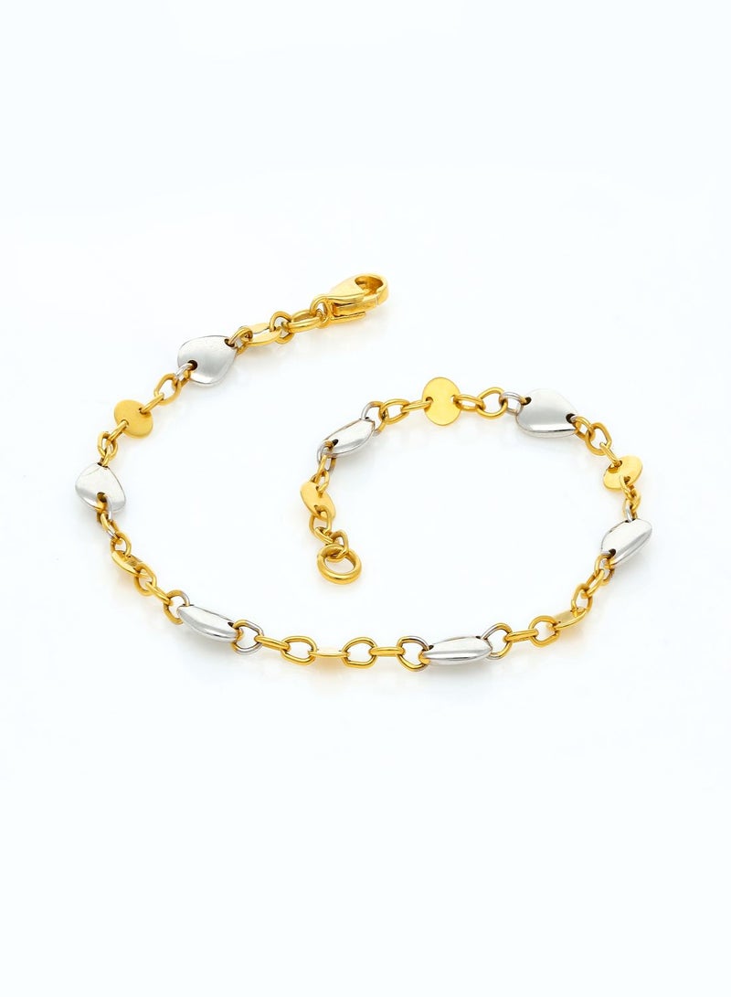 Malabar Gold and Diamonds 22 KT 916 Purity Gold Bracelet LABR340  - Image 3