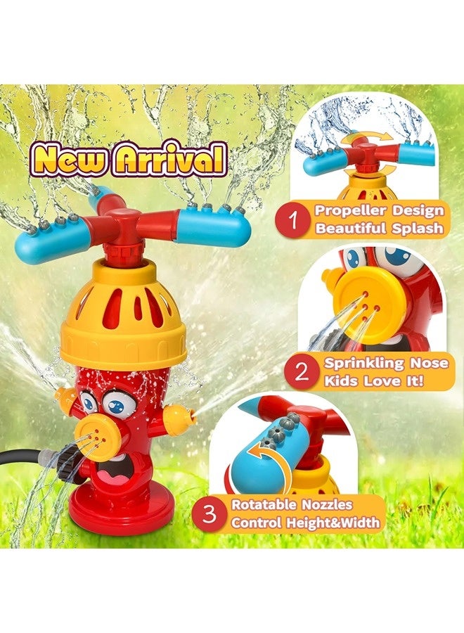 Vixplorn Water Blasters & Soakers Children's outdoor water sprinkler toy, backyard toddler play equipment, connects to the garden hose, gift for boys and girls aged 3+ - Image 2