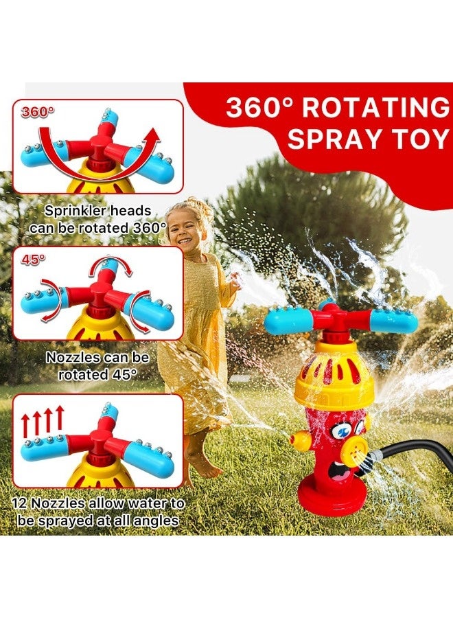 Vixplorn Water Blasters & Soakers Children's outdoor water sprinkler toy, backyard toddler play equipment, connects to the garden hose, gift for boys and girls aged 3+ - Image 3