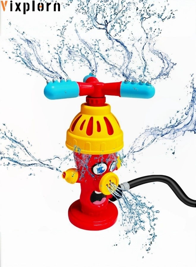Vixplorn Water Blasters & Soakers Children's outdoor water sprinkler toy, backyard toddler play equipment, connects to the garden hose, gift for boys and girls aged 3+ - Image 1