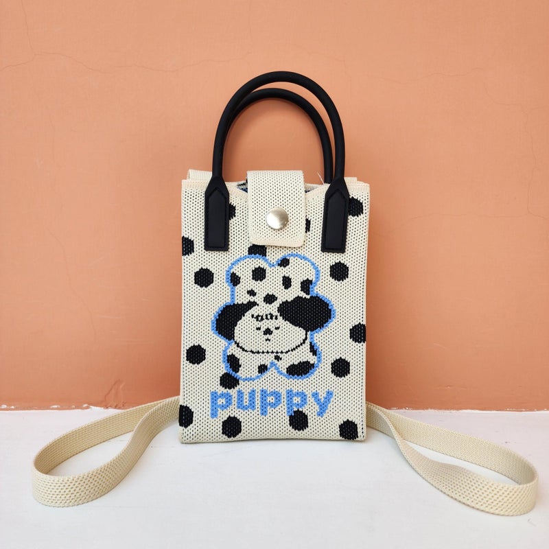 Ins Spring New Mobile Phone Bag Flying Woven Bag Casual Women'S Bag Clouds Sheep Stylike All-Match Bag Sense - Image 1