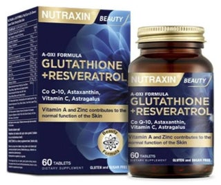 NUTRAXIN Nutraxin A-Oxi Formula Glutathione + Resveratrol Skin Whitening 60  Tablets | Best Price KSA | Riyadh, Jeddah