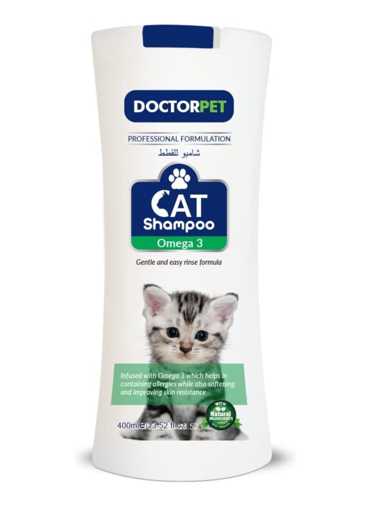 DoctorPet Cat Shampoo Omega 3 400ml