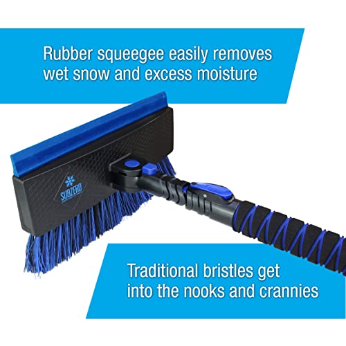 SubZero 14450 54” Power-Force Snow Broom and Ice Scraper Bundle for Car, Jeep, SUV, Truck - Image 4
