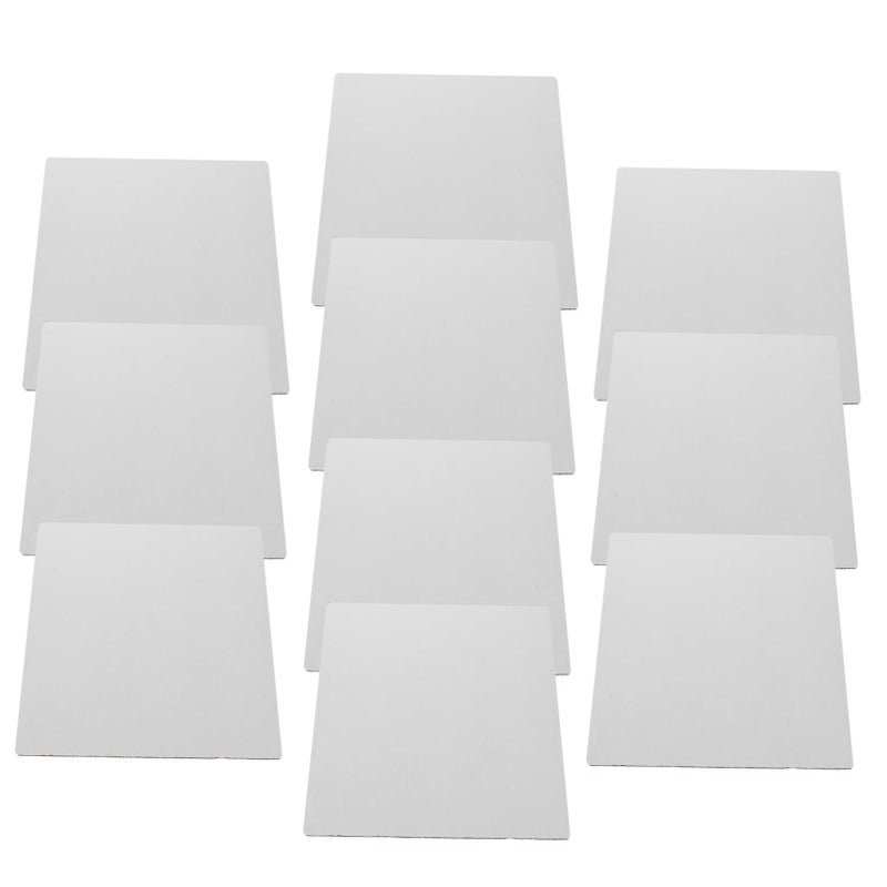 10 Sheets Corrugated Cardboard Double Sided DIY Craft Paperboard 30x30x0.3cm White for Packaging Mailing - Image 2