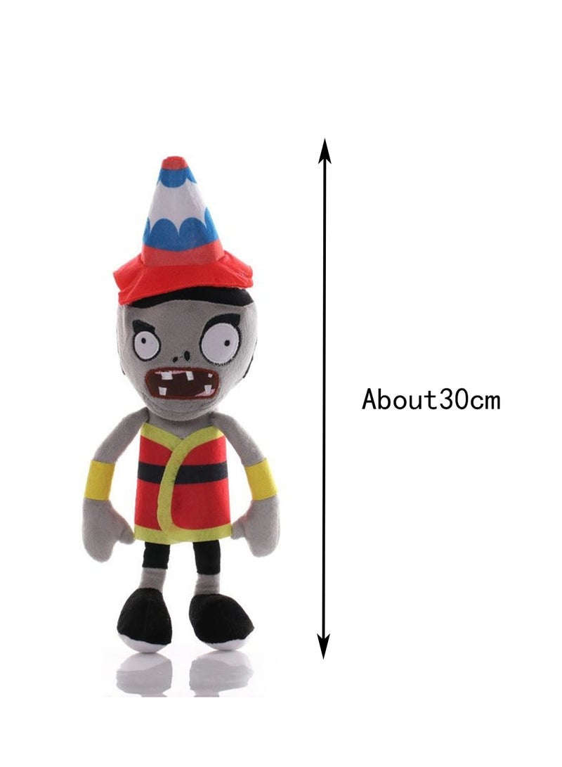 دمية شرب من Plants Vs Zombies مقاس 12 بوصة رمادية اللون، لعبة قطيفة للأولاد والبنات - Image 2