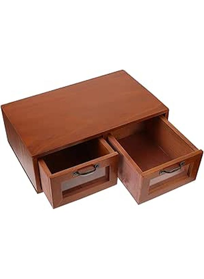 Adjustable Monitor Stand with Storage Rack and Organizer for Desktop Office - Image 1