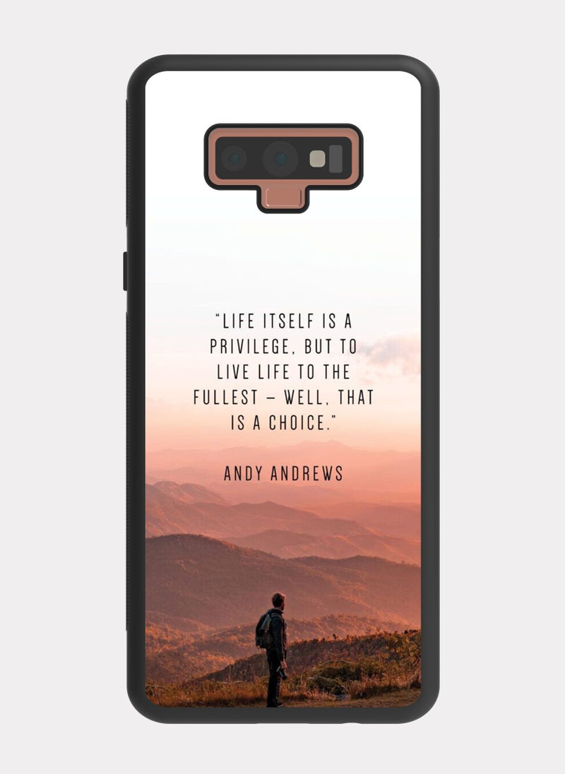 PXLAAT Samsung Galaxy Note 9 case cover English Quote - Image 1