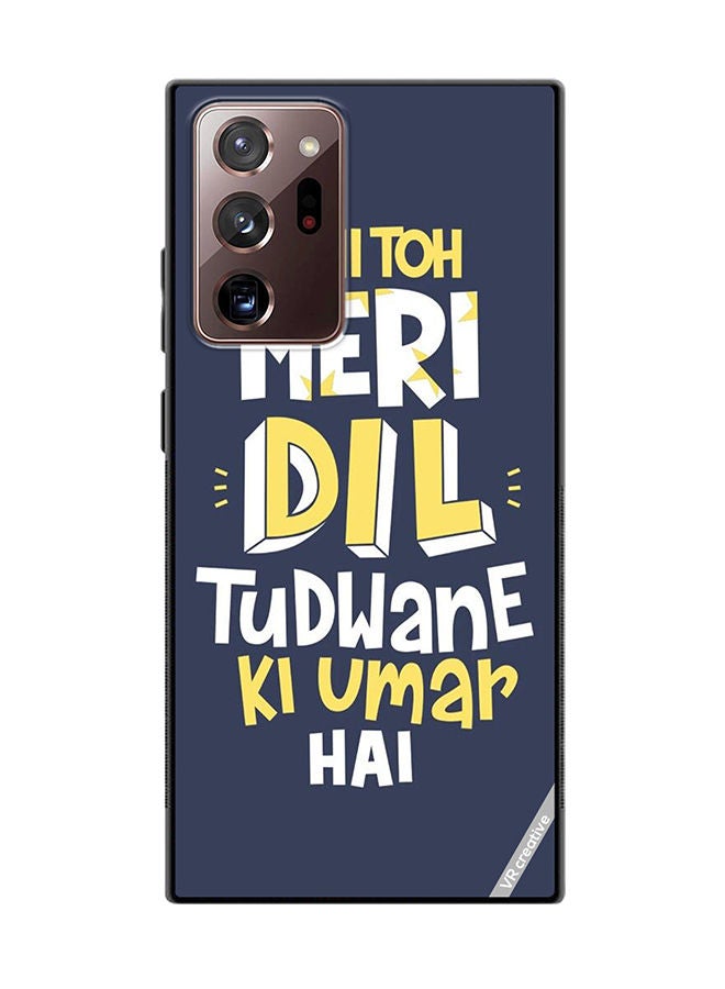 VR CREATIVE Protective Case Cover For Samsung Galaxy Note20 Ultra 5G Dil Tudwane Ki Umar Design Multicolour - Image 1