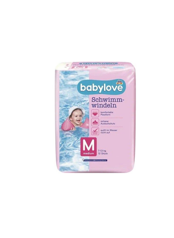 Swim Diapers Medium 12 Pcs