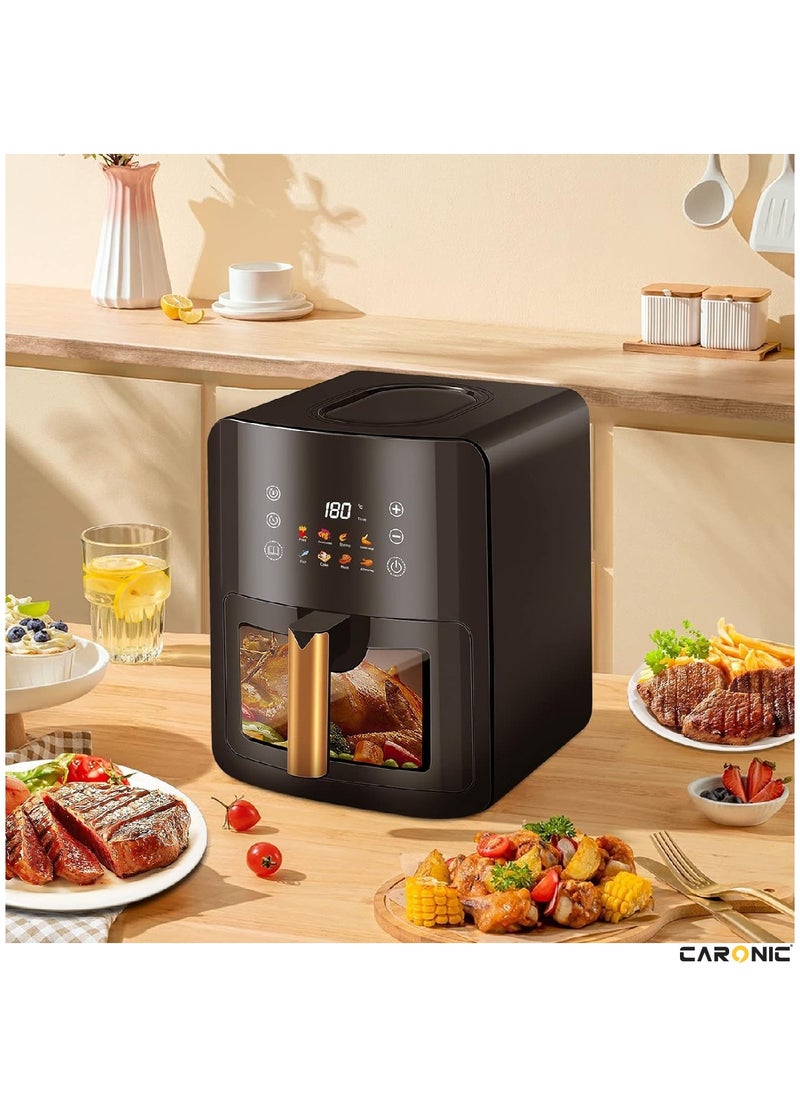 Air Fryer 8L Air Fryer With Digital Display And Overheating Protection High Speed 360°Air Circulation Uses Little or No Oil Cooking