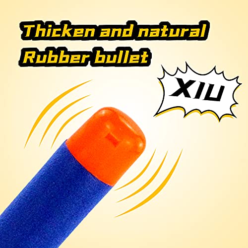 EKIND 9.5cm Foam Darts Compatible for Nerf Elite Mega Series 72-Dart Refill Pack (Red & Blue) - Image 3