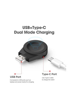 Y&D 2 in 1 USB Charger for HUAWEI Watch 3, Magnetic Wireless Charging 3 Pro/HUAWEI GT2 Pro,Travel Portable Smart with C port  - Image 4