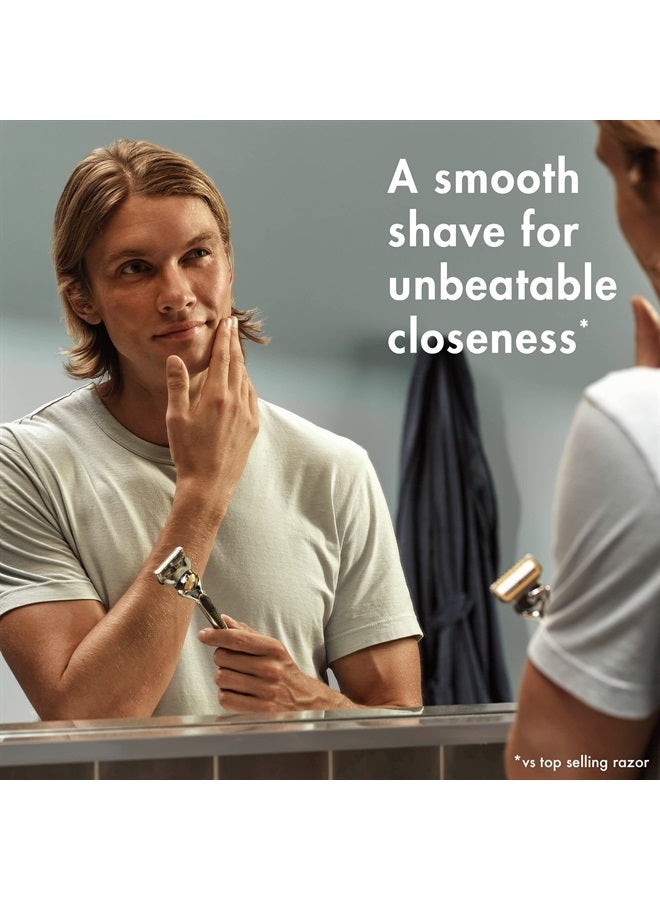 Gillette مقبض ماكينة حلاقة بروغلايد شيلد باور للرجال + 1 شفره بديلة - Image 2