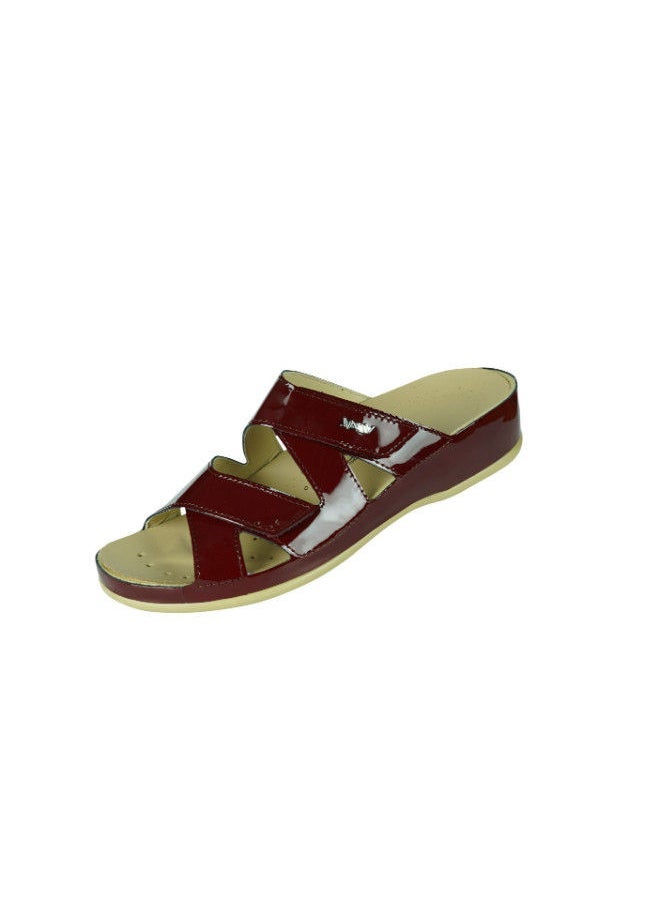 VITAL Vital Ladies Sandals Med Piuma 0630MAS46846 Bordo - Image 3