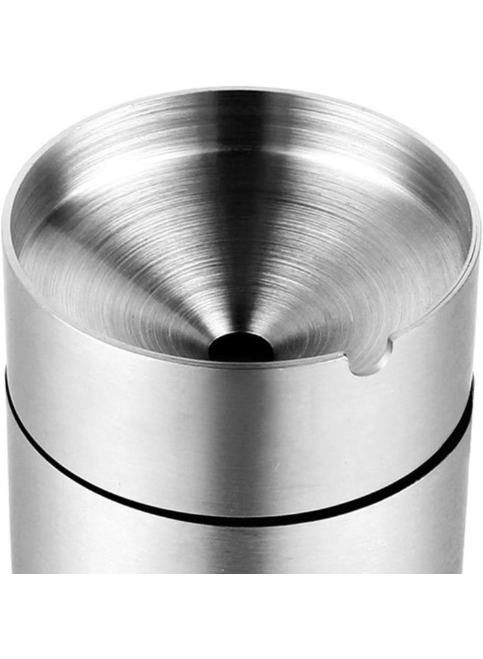 Stainless Steel Ashtray, Outdoor Ashtray, Windbreaker Ashtray, Car Ashtrays, Ash Tray for Household Office Garden (small) - Image 3