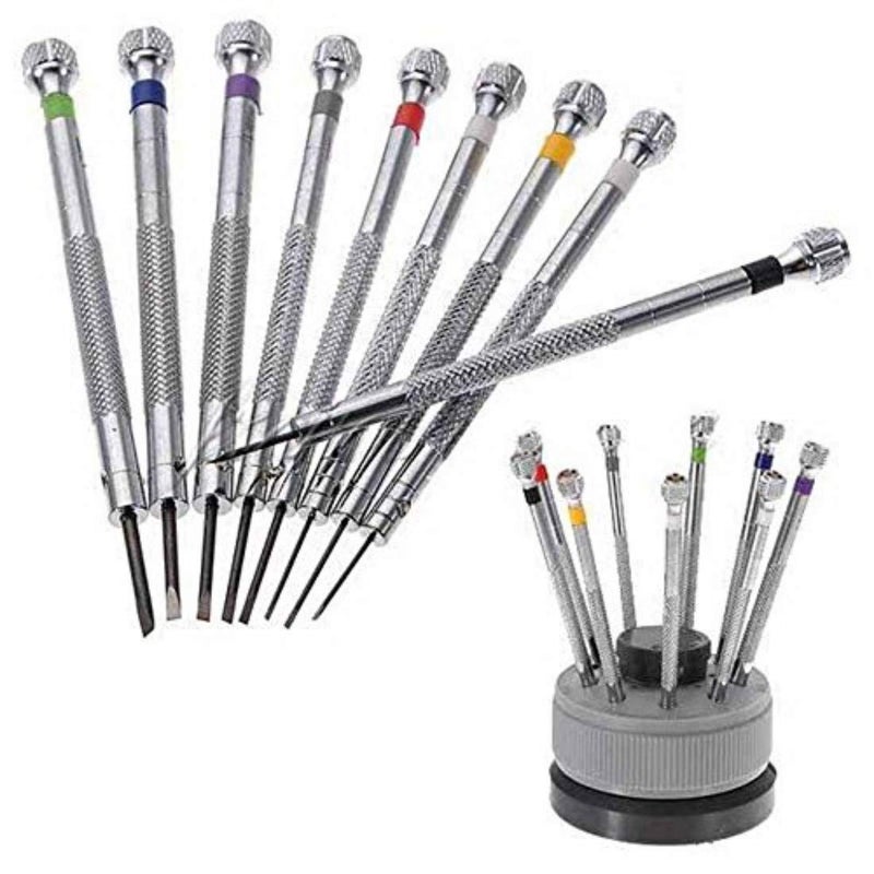 DIY Crafts DIY Crafts Pack Of 1 Set, Screwdriver Set, Micro Precision Screwdriver Set 0.5mm - 2.5mm with Stand Replacement Tips Jewelry Watch Repair Ele (Pack Of 1 Set, Screwdriver Set)  - Image 1