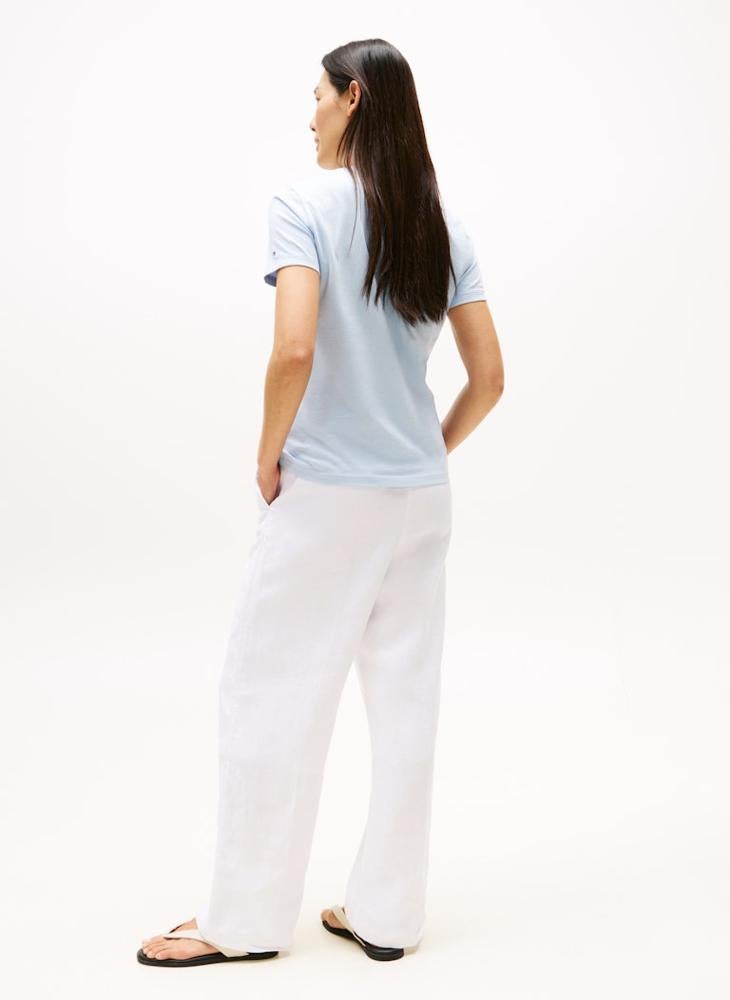 تومي هيلفيغر تيشيرت أساسي بياقة دائرية - Image 2