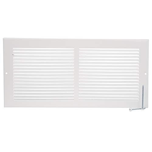Imperial RG0033 Louvered Steel Painted Baseboard Return Air Grille, 14 x 6-Inch, White, 1-Pack - Image 2