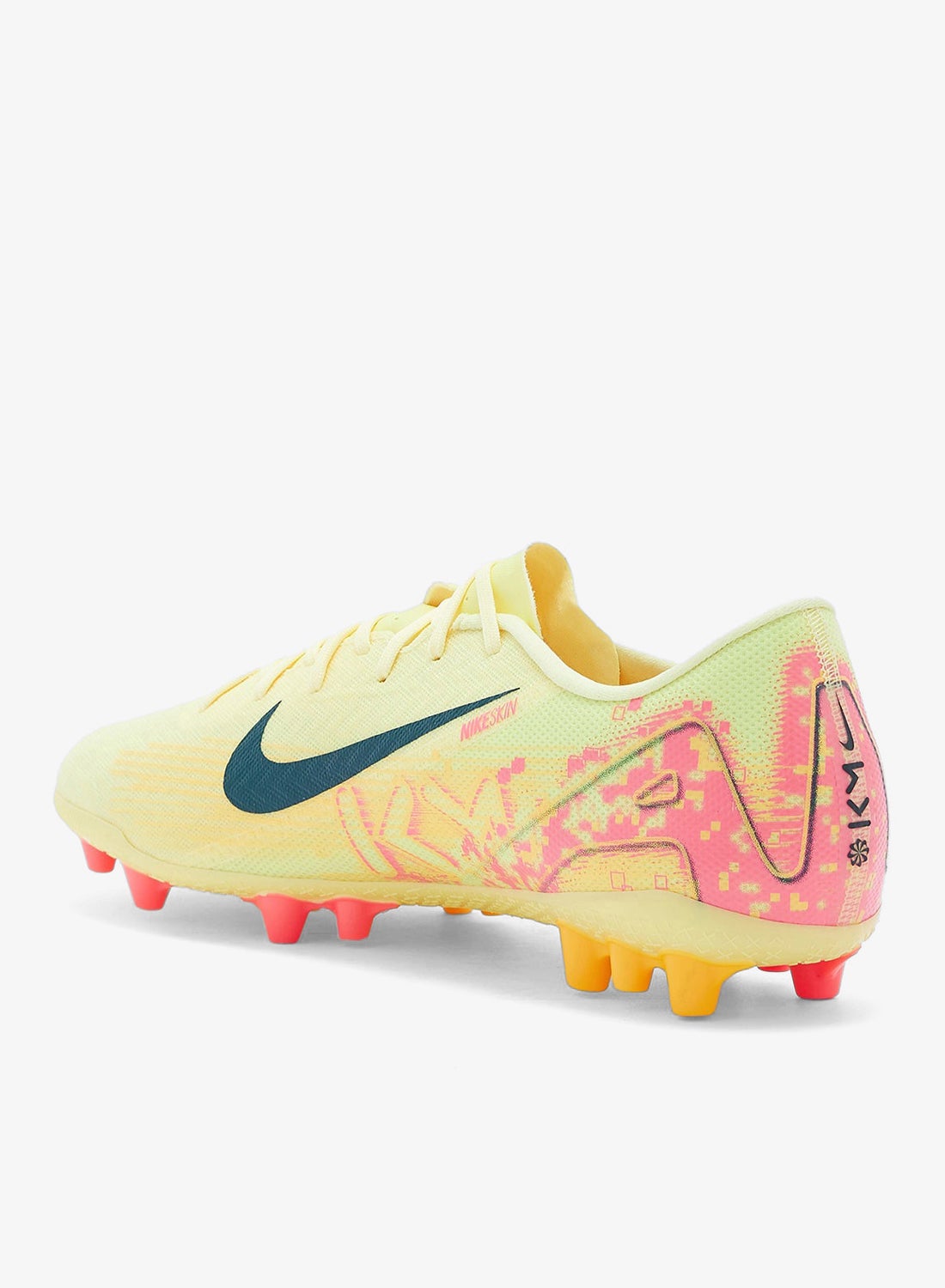 yellow and pink nike football boots