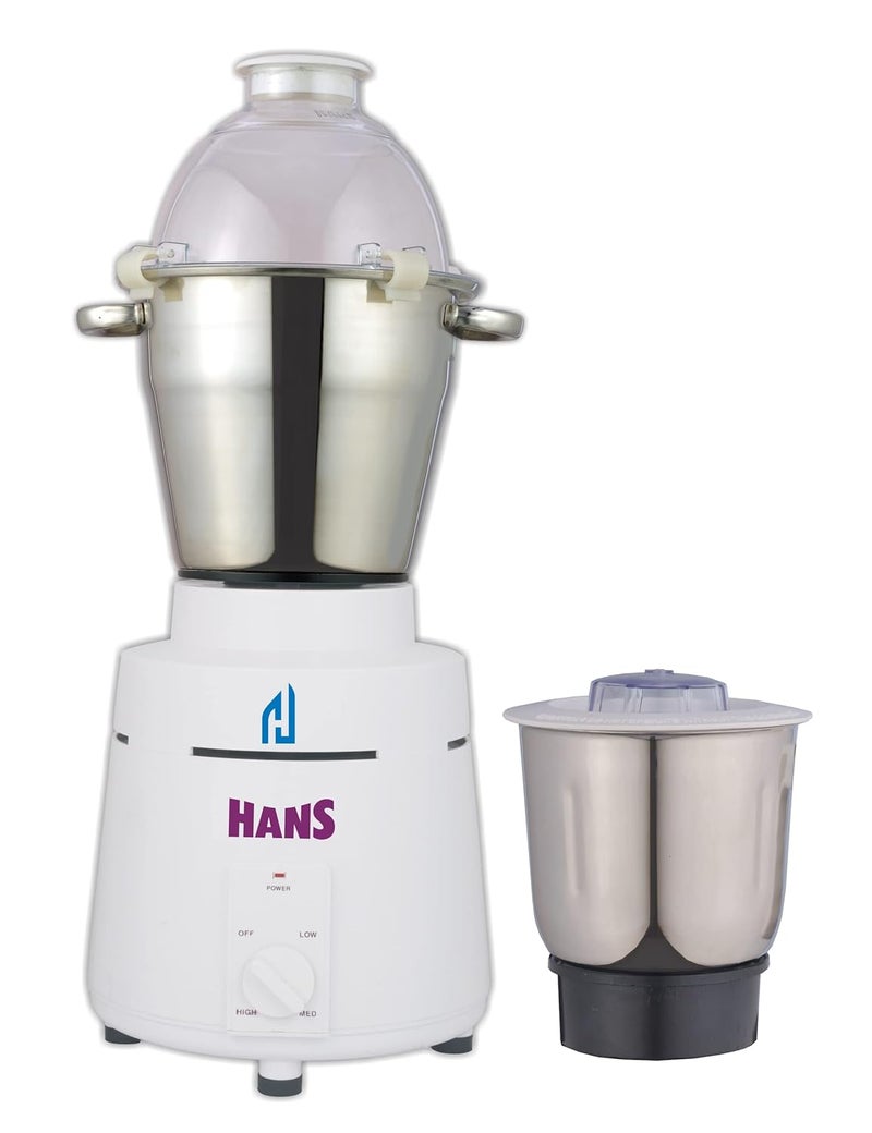 HANS Dominar X 1800 Watts 2.5 HP Commercial Mixer Grinder With 2 Jar Heavy Duty Color White - Image 1