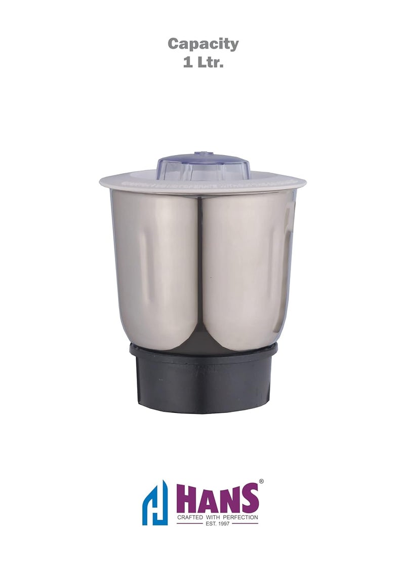 HANS Dominar X 1800 Watts 2.5 HP Commercial Mixer Grinder With 2 Jar Heavy Duty Color White - Image 3