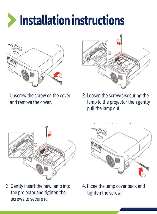 LMP-H v13h010l85 Replacement lamp for epson elplp85 powerlite Home Cinema 3500 3100 3000 3600e 3700 3900 3200 3800 eh-tw6600 eh-tw6800 eh-tw6700 eh-tw6600W Projector lamp Bulb with housing - Image 4